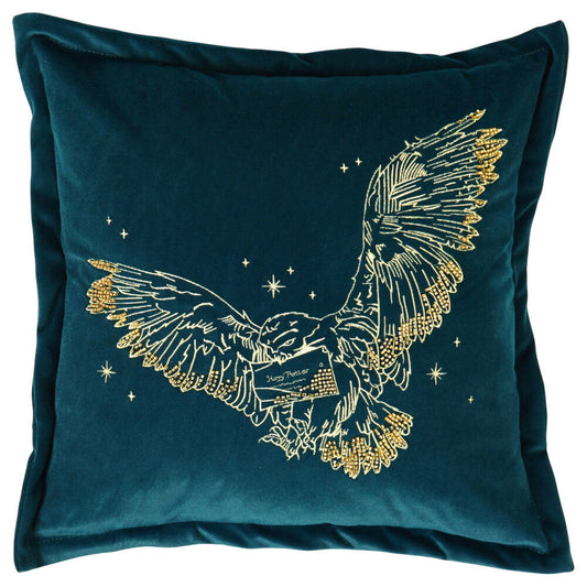 harry potter hedwig velvet cushion