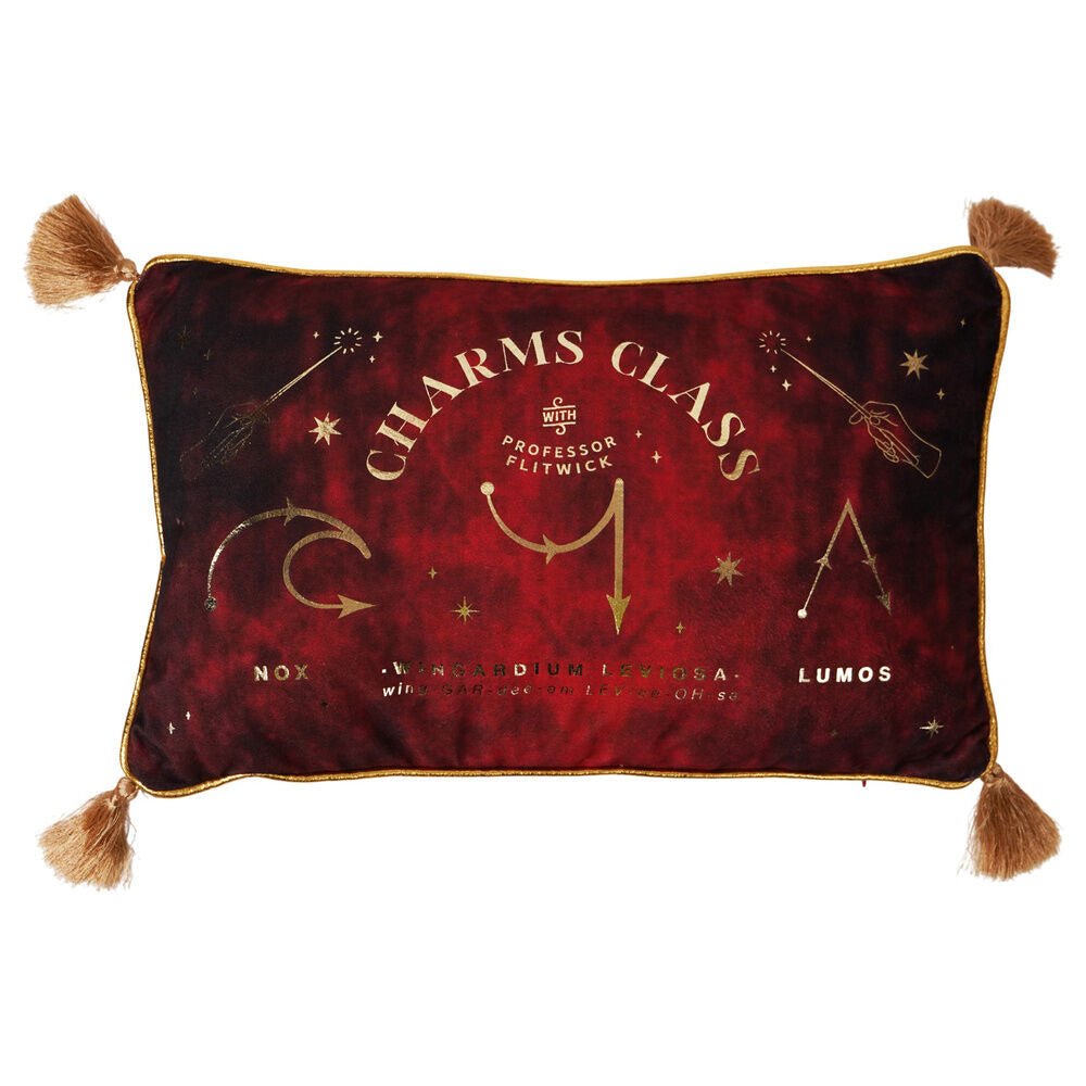 velvet charms class harry potter cushion
