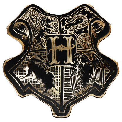 hogwarts crest harry potter velvet cushion
