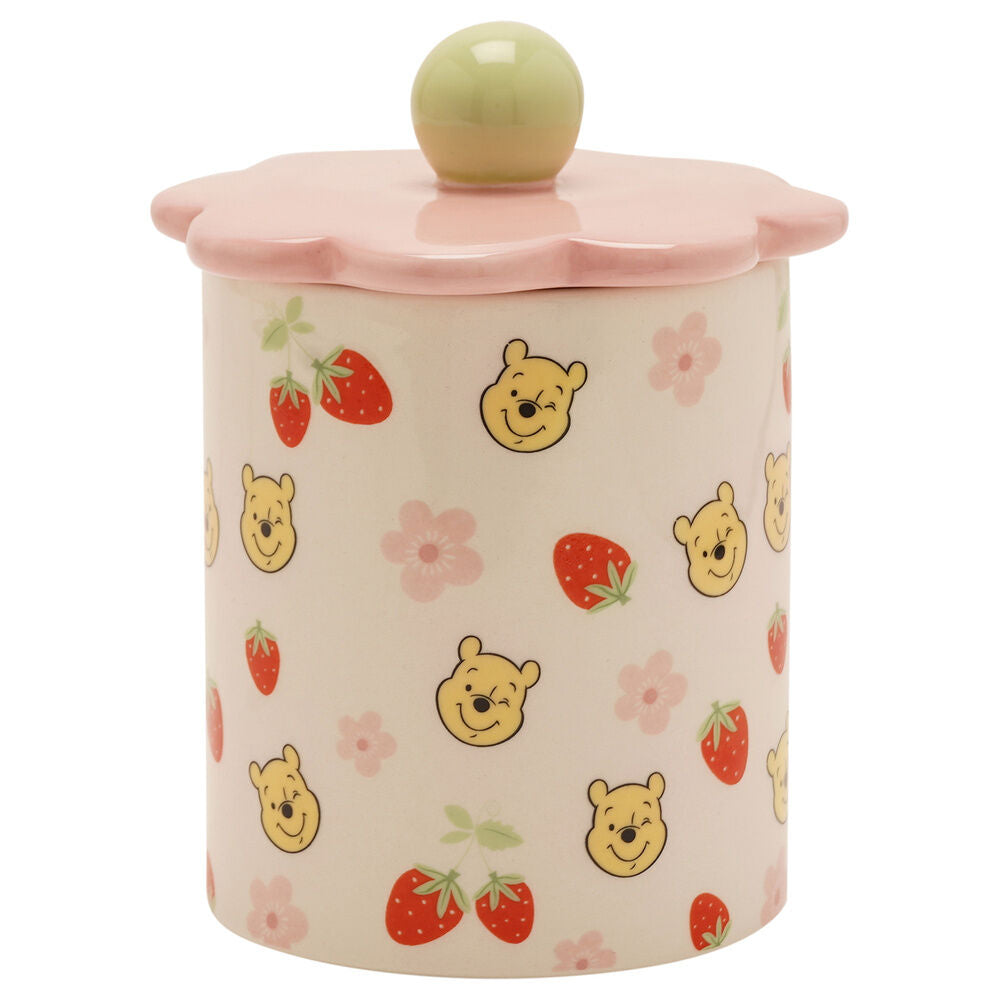 disney winnie the pooh flowers storage jar