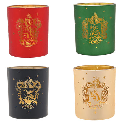 Set mit 4 Harry Potter Hogwarts Häuser Kerzenhaltern
