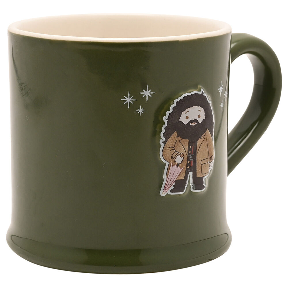 Caneca com relevo do Hagrid de Harry Potter 340ml