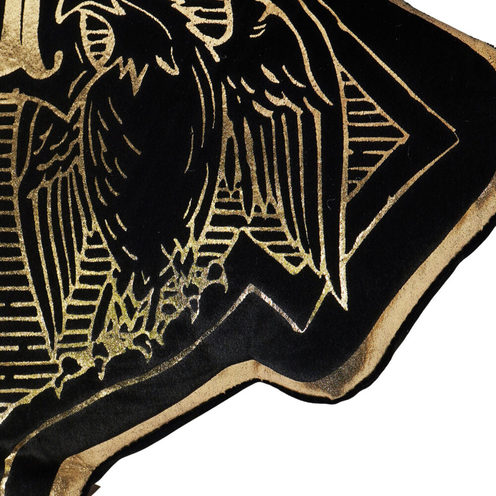 Cuscino in velluto con lo stemma di Hogwarts di Harry Potter