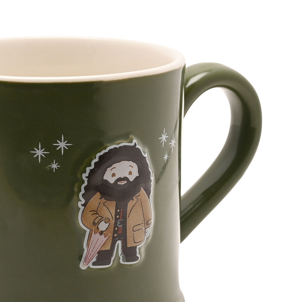 Caneca com relevo do Hagrid de Harry Potter 340ml