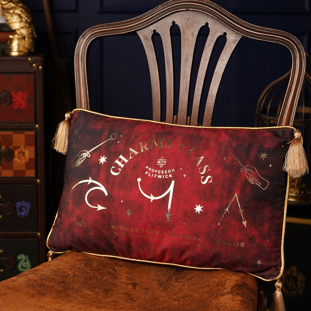 Coussin Velvet Charms Class Harry Potter