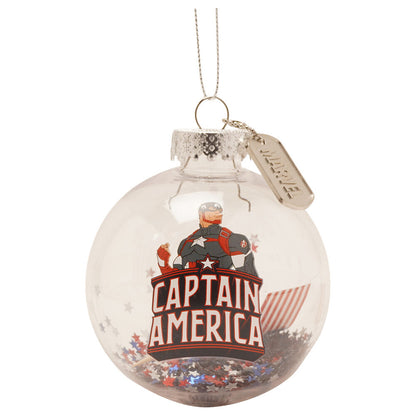 Set mit 7 Avengers Marvel Weihnachtskugeln