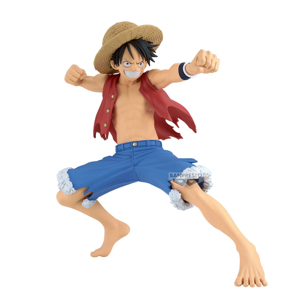 figure monkey d luffy cross posing one piece 16cm