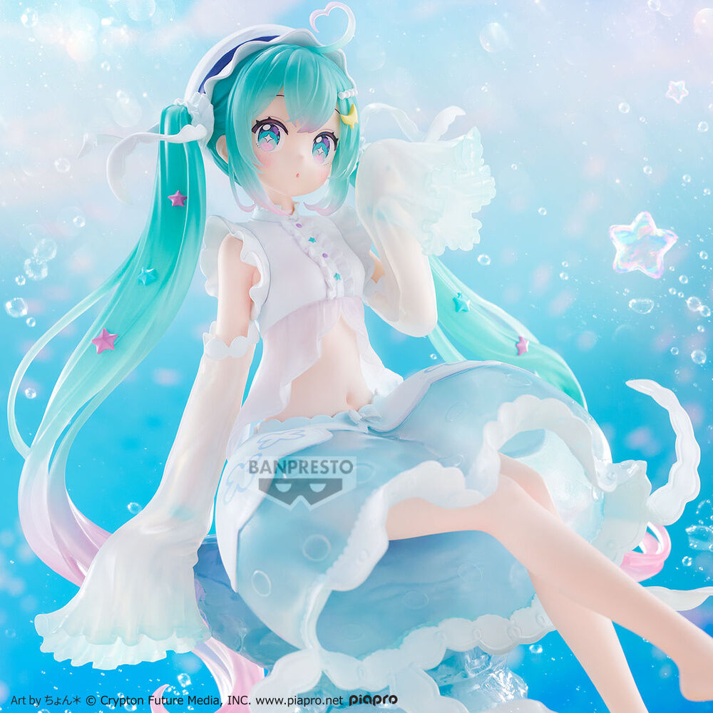Hatsune Miku Clearluxe Jellyfish Vocaloid Figure 20cm