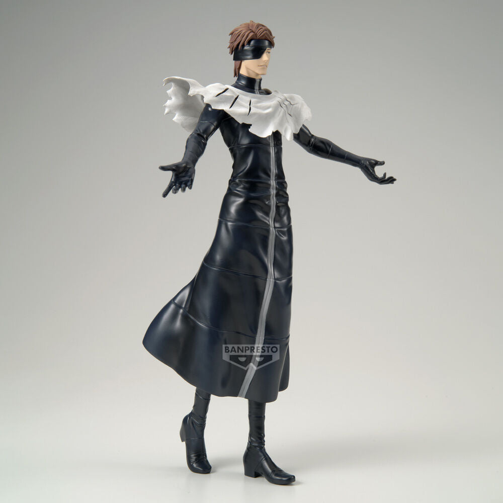 Statuetta di Aizen Sosuke Grandista di Bleach alta 28 cm