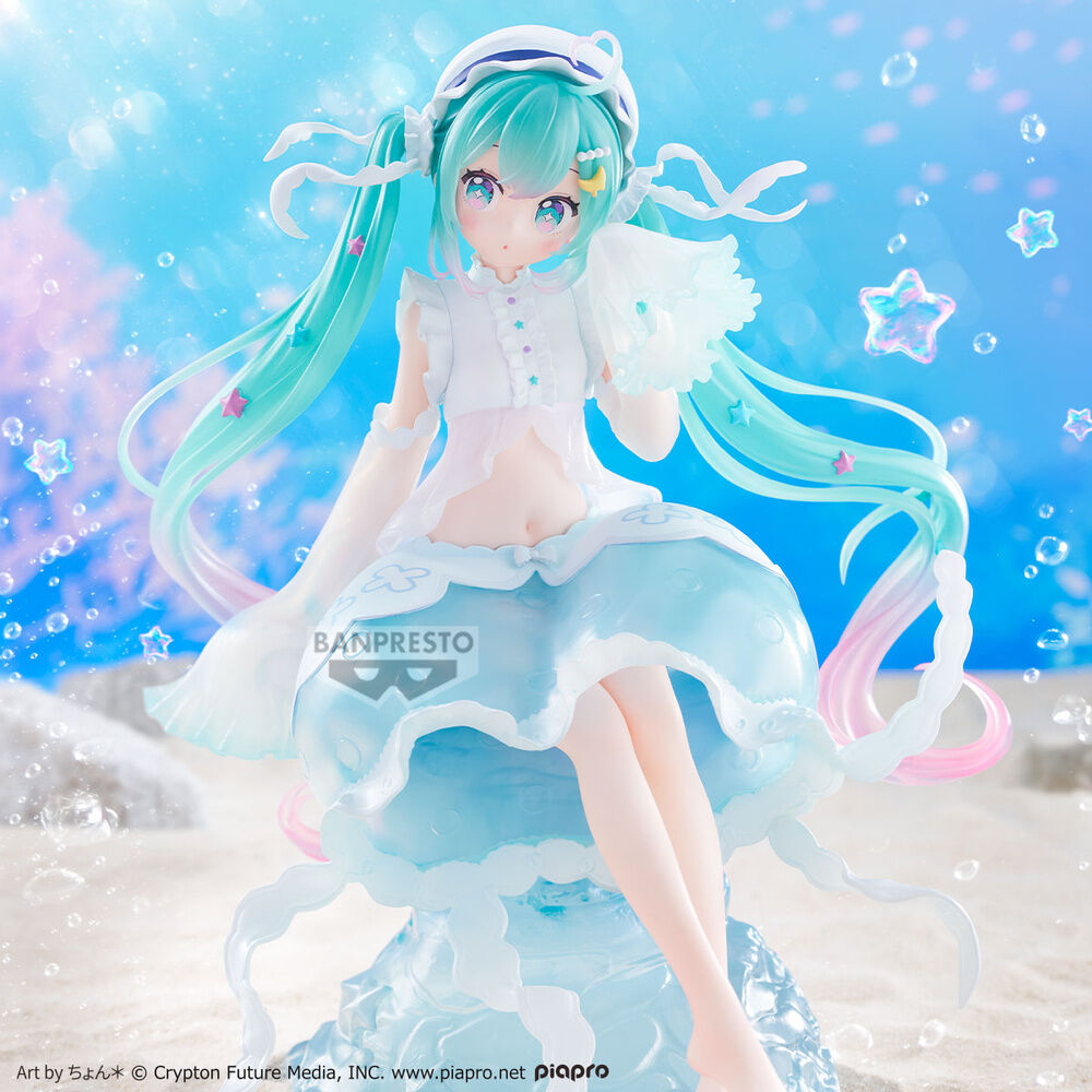 Hatsune Miku Clearluxe Jellyfish Vocaloid Figure 20cm