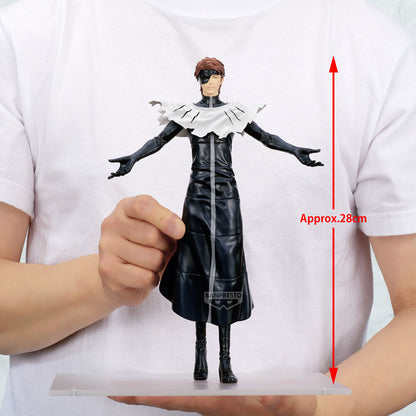 Statuetta di Aizen Sosuke Grandista di Bleach alta 28 cm