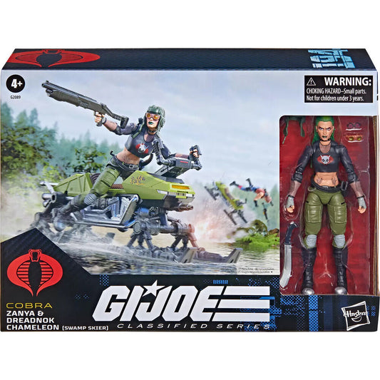 zanya and dreadnok chameleon classified series cobra gi figure joe 15cm