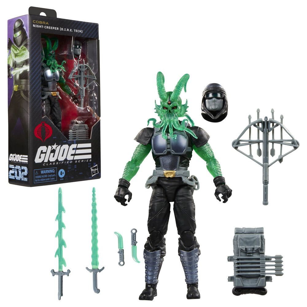 Night Creeper Figure D.I.R.E Tech Classified Series Cobra G.I. Joe 15cm