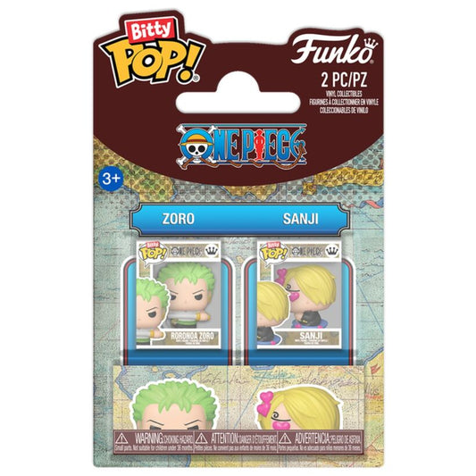 blister 2 figures bitty pop one piece zoro & sanji
