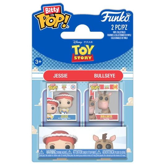 blister 2 figures bitty pop disney pixar toy story jesse & bullseye