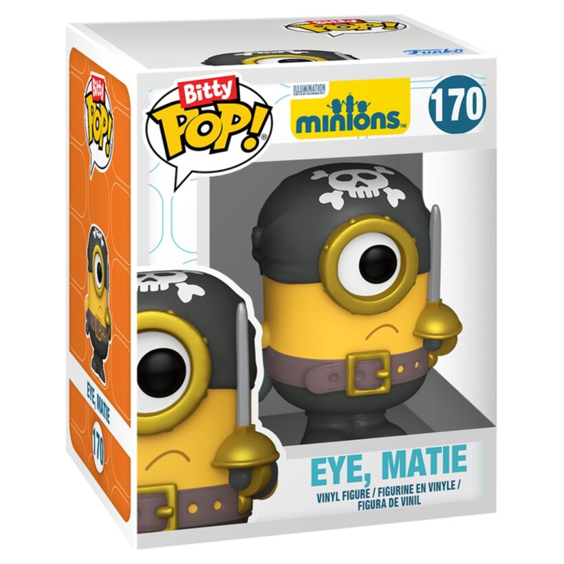 Blister 2 figures Bitty POP Minions Kevin & Eye