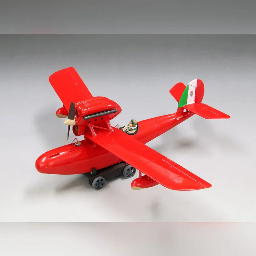 Modellbausatz Savoia S 21F ver 2 Wasserflugzeug + Figur Gina Porco Rosso