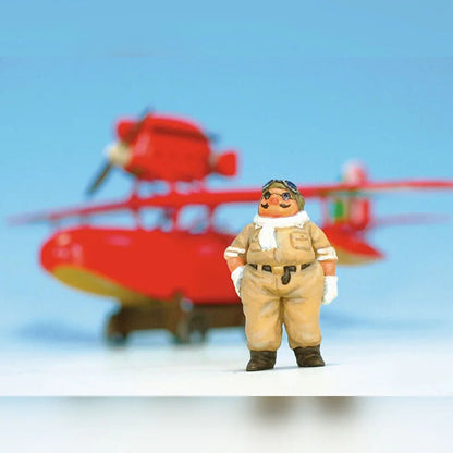 model kit savoia s21 seaplane  figure porco  porco rosso