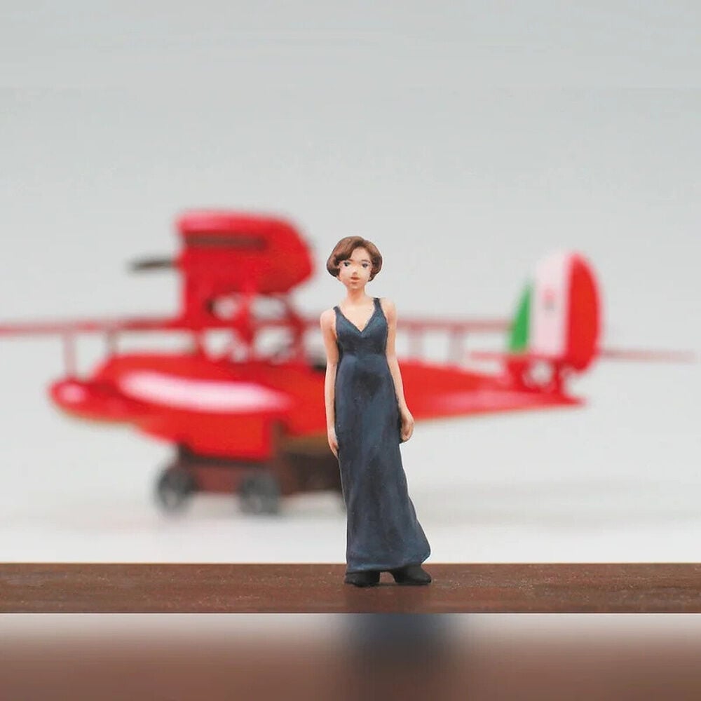 Modellbausatz Savoia S 21F ver 2 Wasserflugzeug + Figur Gina Porco Rosso