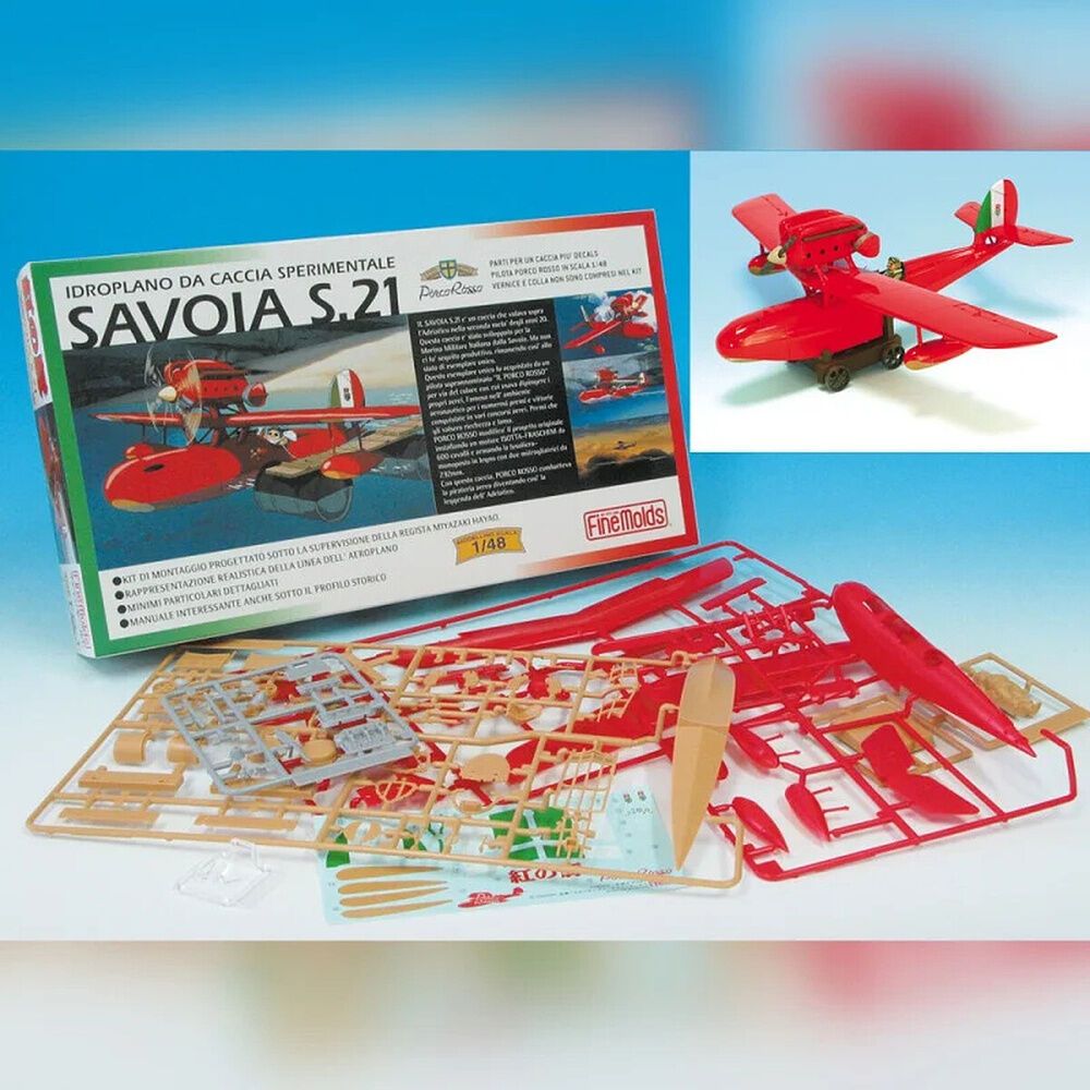 Zestaw modelowy Savoia S 21 Hydroplan figurka Porco Porco Rosso