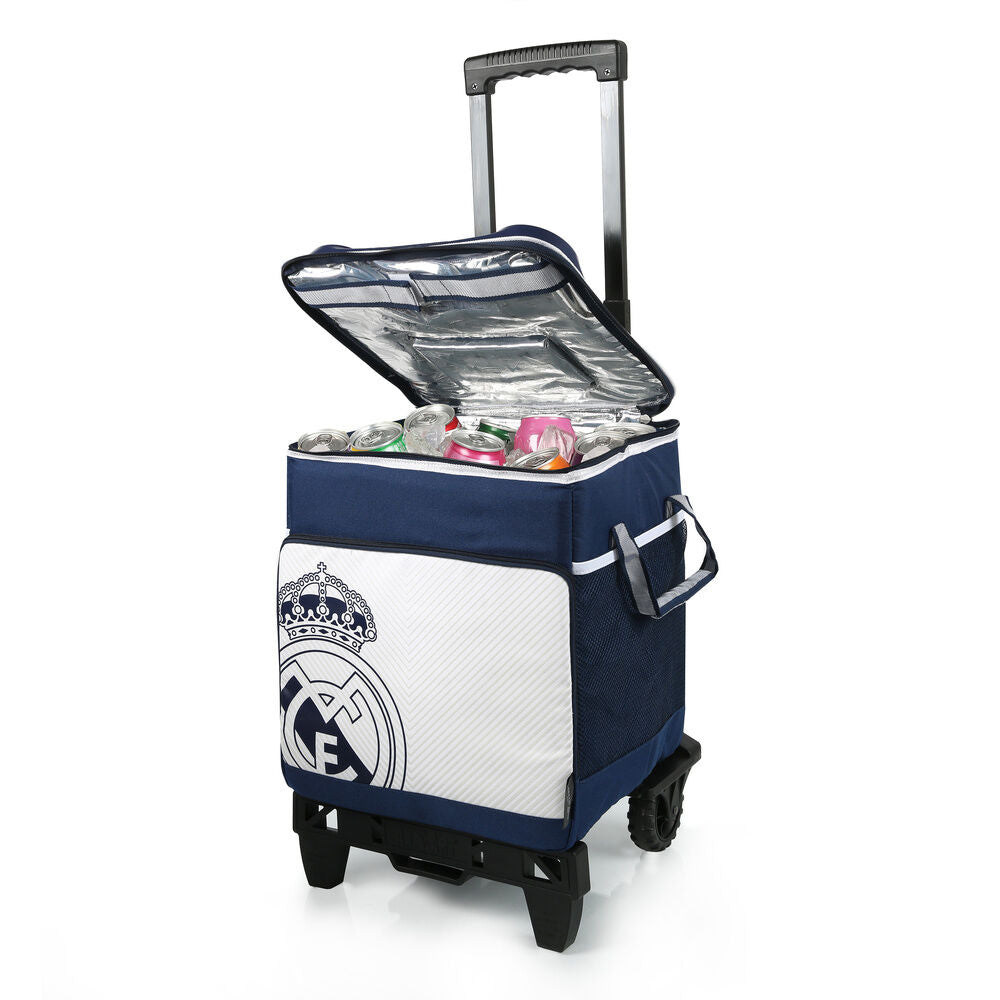 real madrid lunch bag trolley and wheels