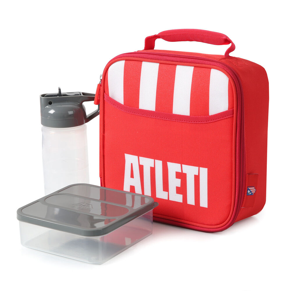 Atletico de Madrid insulated lunch bag/bottle/Tupperware