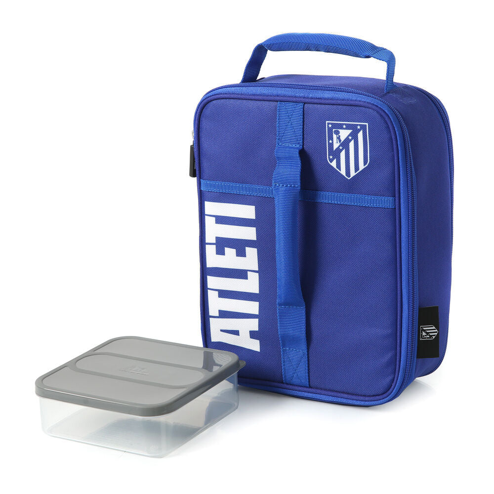 atletico de madrid thermal lunch bag  tupperware