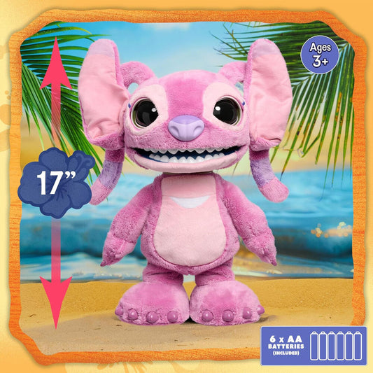 Pelúcia Interativa Definitiva do Stitch Anjo da Disney