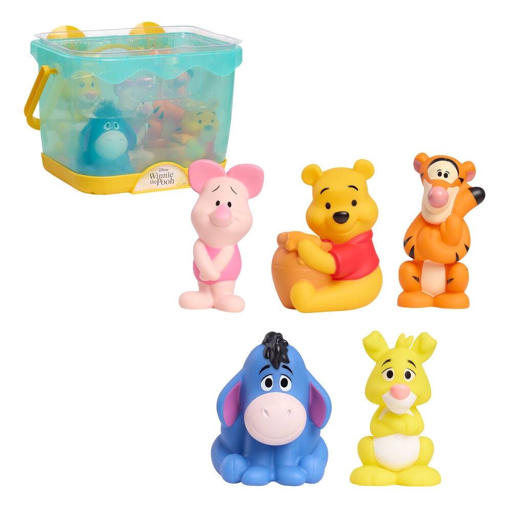 Disney Winnie the Pooh 5 Figure Bathroom Set
