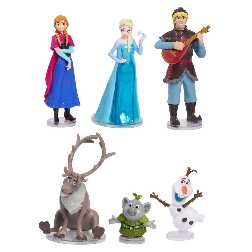 blister pack of 6 frozen disney figures