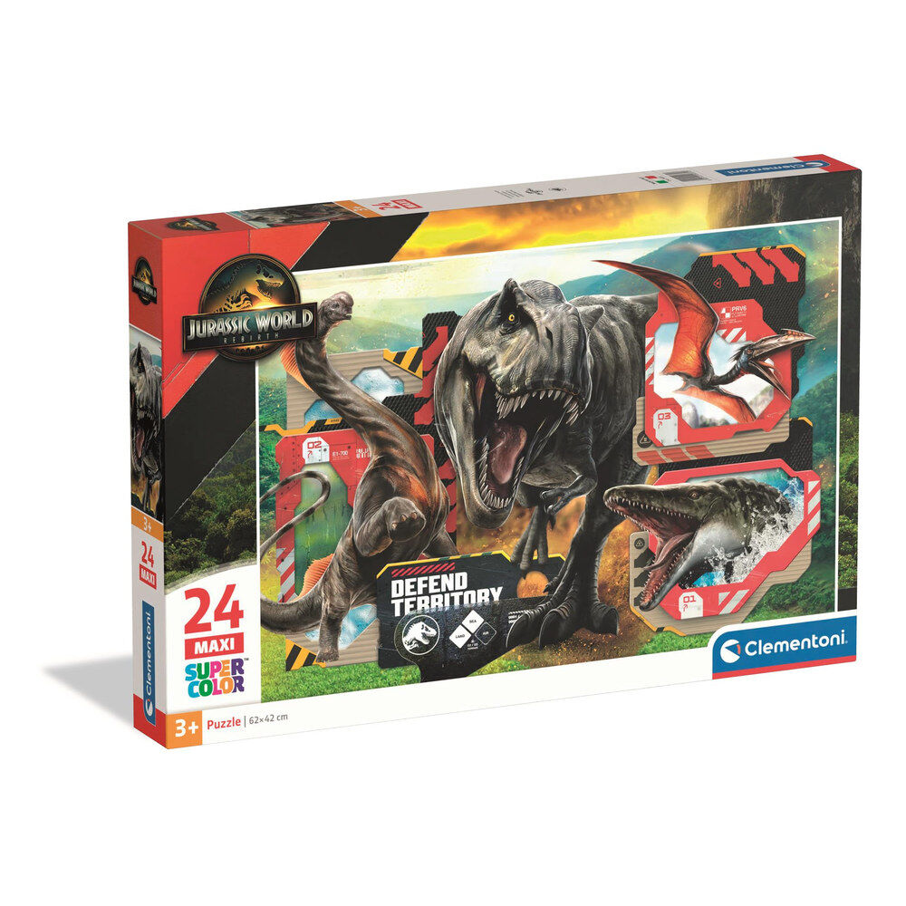 jurassic world maxi puzzle 24 pieces