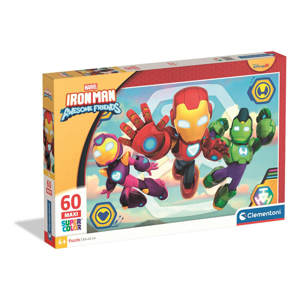 iron man marvel maxi puzzle 60 pieces