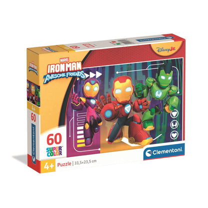 puzzle iron man marvel ahaf 60pcs