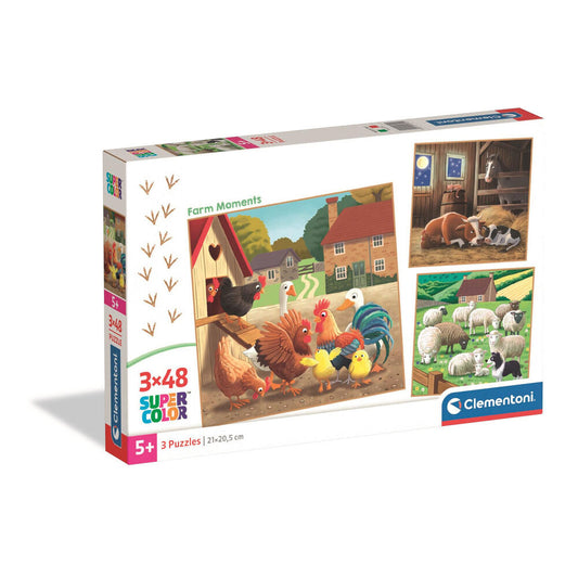 puzzle farm moments 3x48pcs