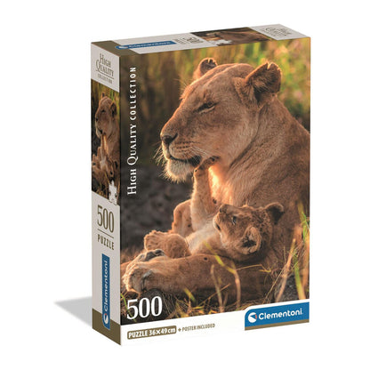 feline love puzzle 500pcs