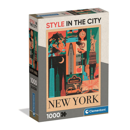puzzle style in the city new york 1000 pieces
