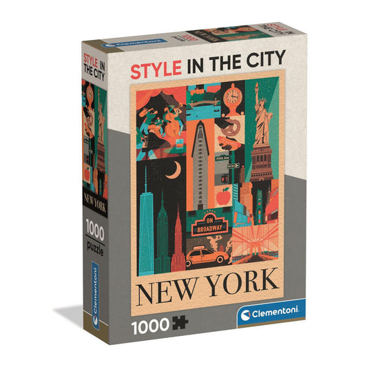 puzzle style in the city new york 1000 pieces