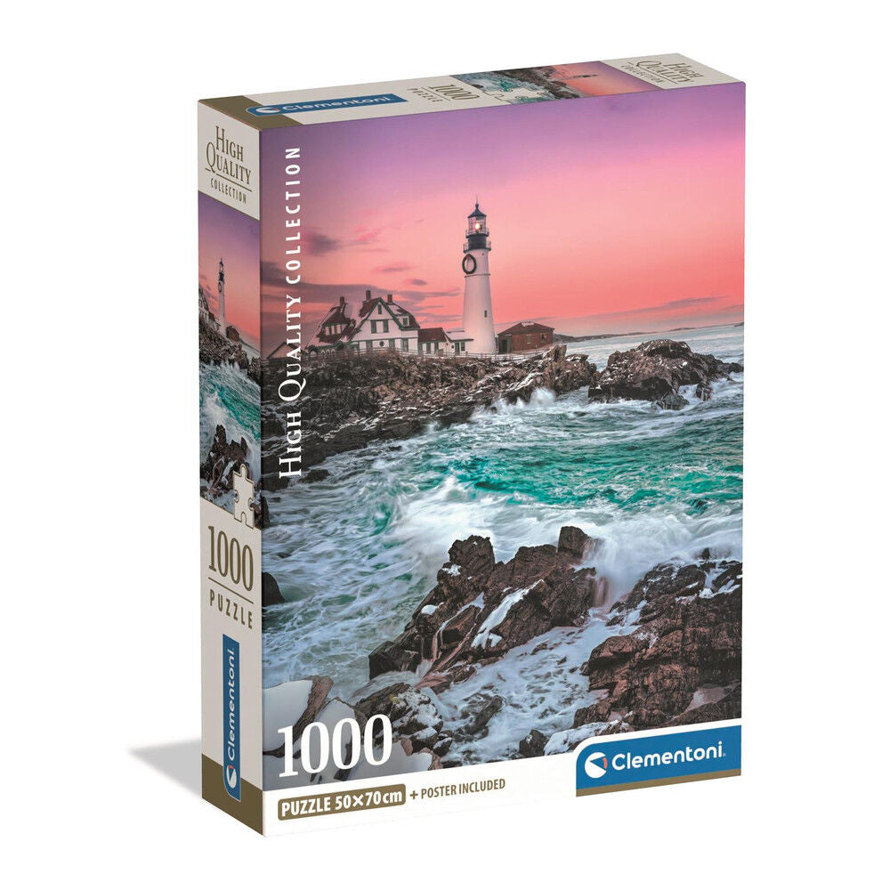 puzzle first snow at portland head 1000pcs