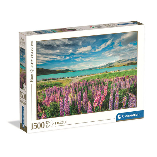 lupines at lake tekapo puzzle 1500pcs