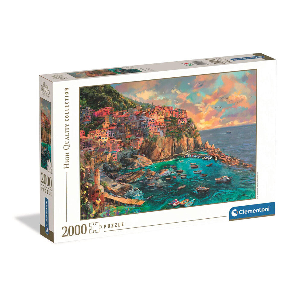 puzzle painted manarola 2000 pieces