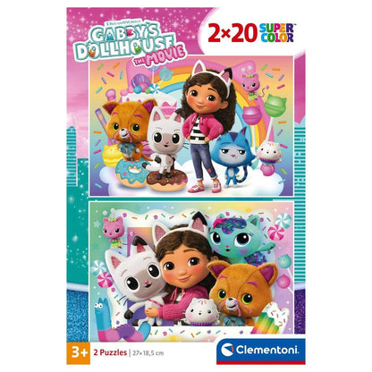 Puzzle della casa delle bambole di Gabby 2x20 pezzi
