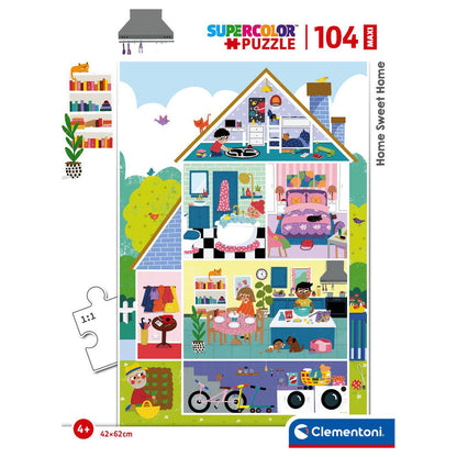noli home sweet home maxi puzzle 104 pieces