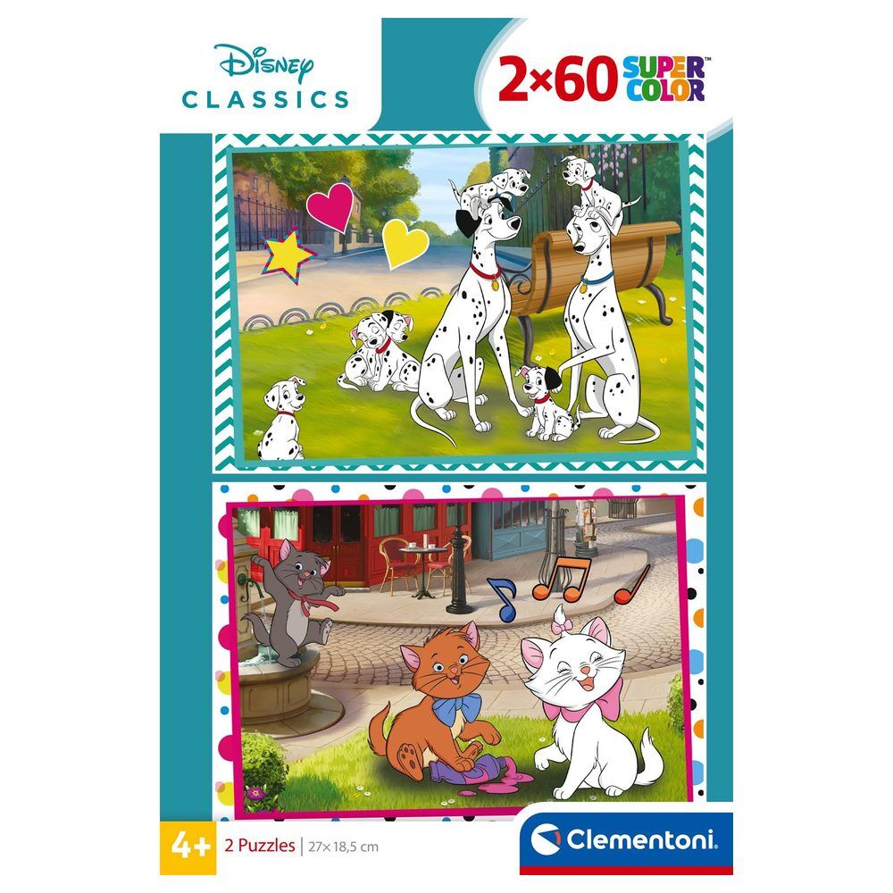 Puzzle classico Disney 2x60 pezzi