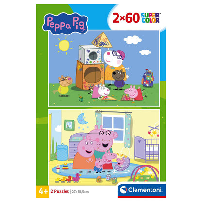 Puzzle di Peppa Pig 2x60 pezzi