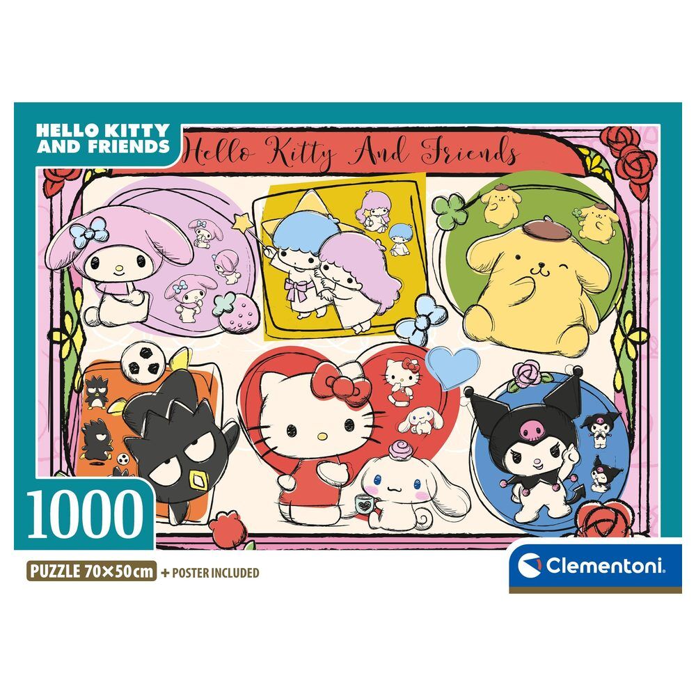 Puzzle Hello Kitty 2 1000 elementów