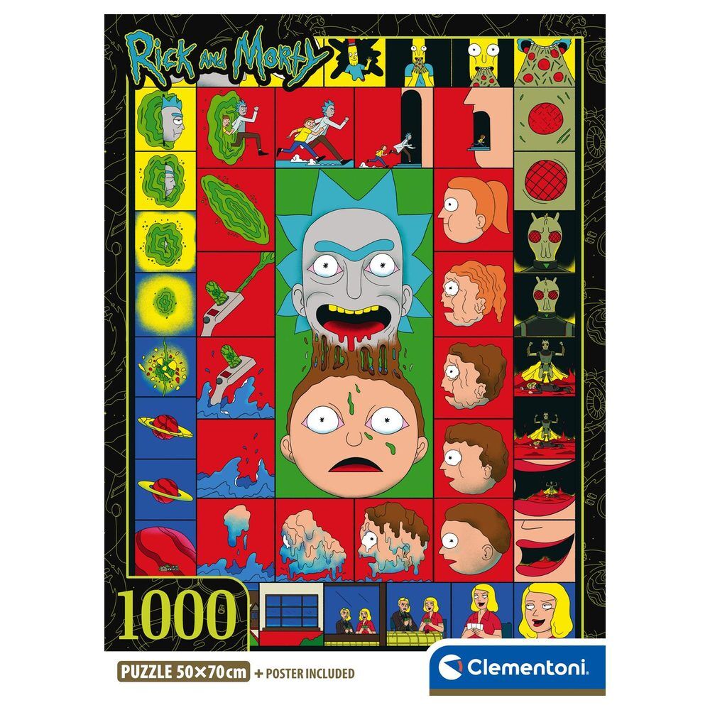 Puzzle Rick i Morty 3 1000 elementów