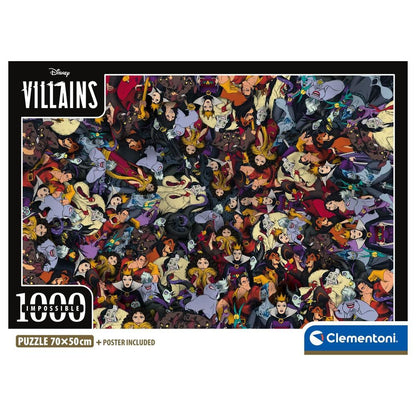 Puzzle impossibile dei cattivi Disney da 1000 pezzi