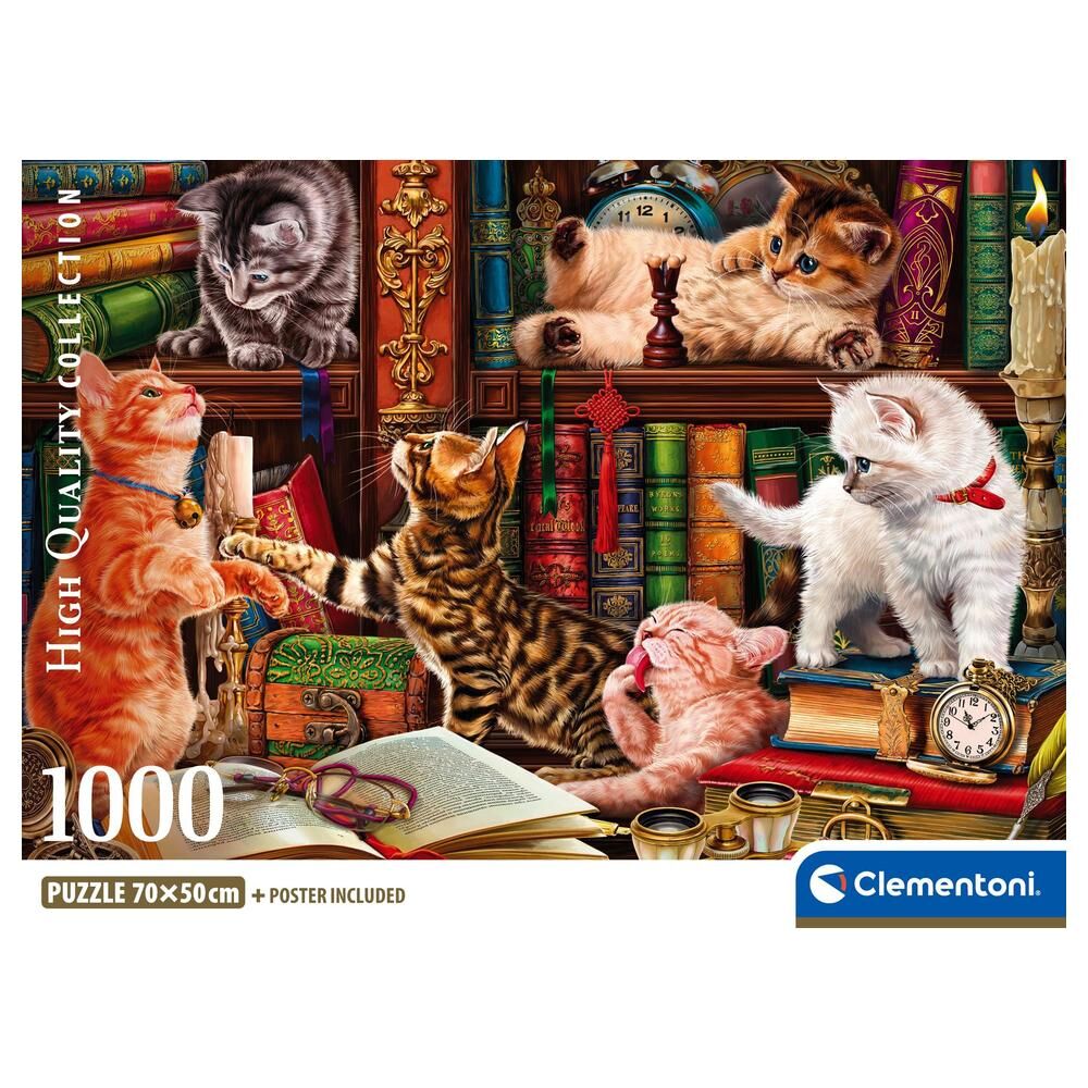 Puzzle Curious Whiskers da 1000 pezzi