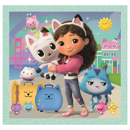 Gabby's Dollhouse Puzzle 3x48pcs