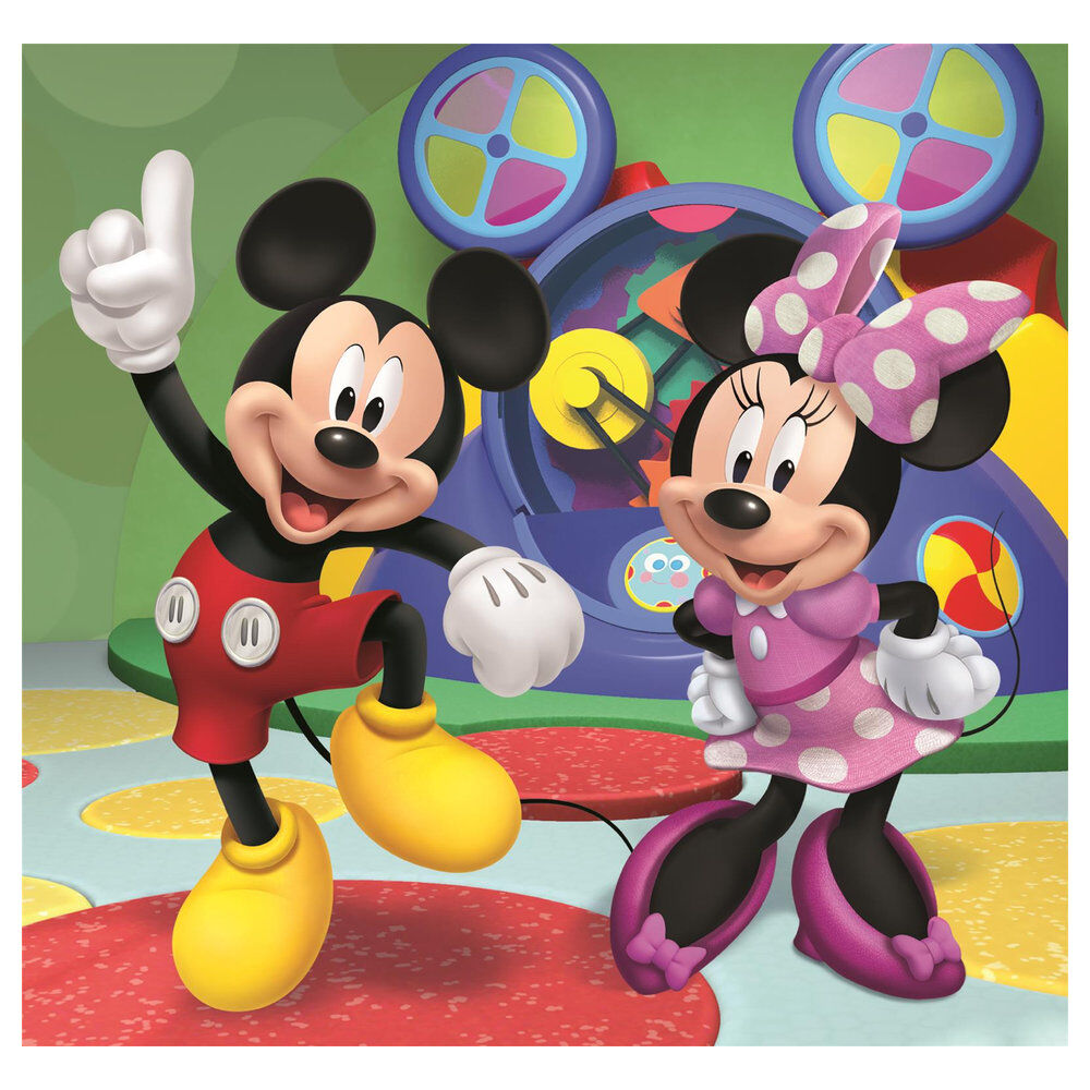 Puzzle della casa di Topolino Disney (3x48 pezzi)